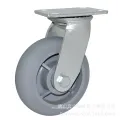 Heavy-Duty Gray Color TPR Caster Wheel